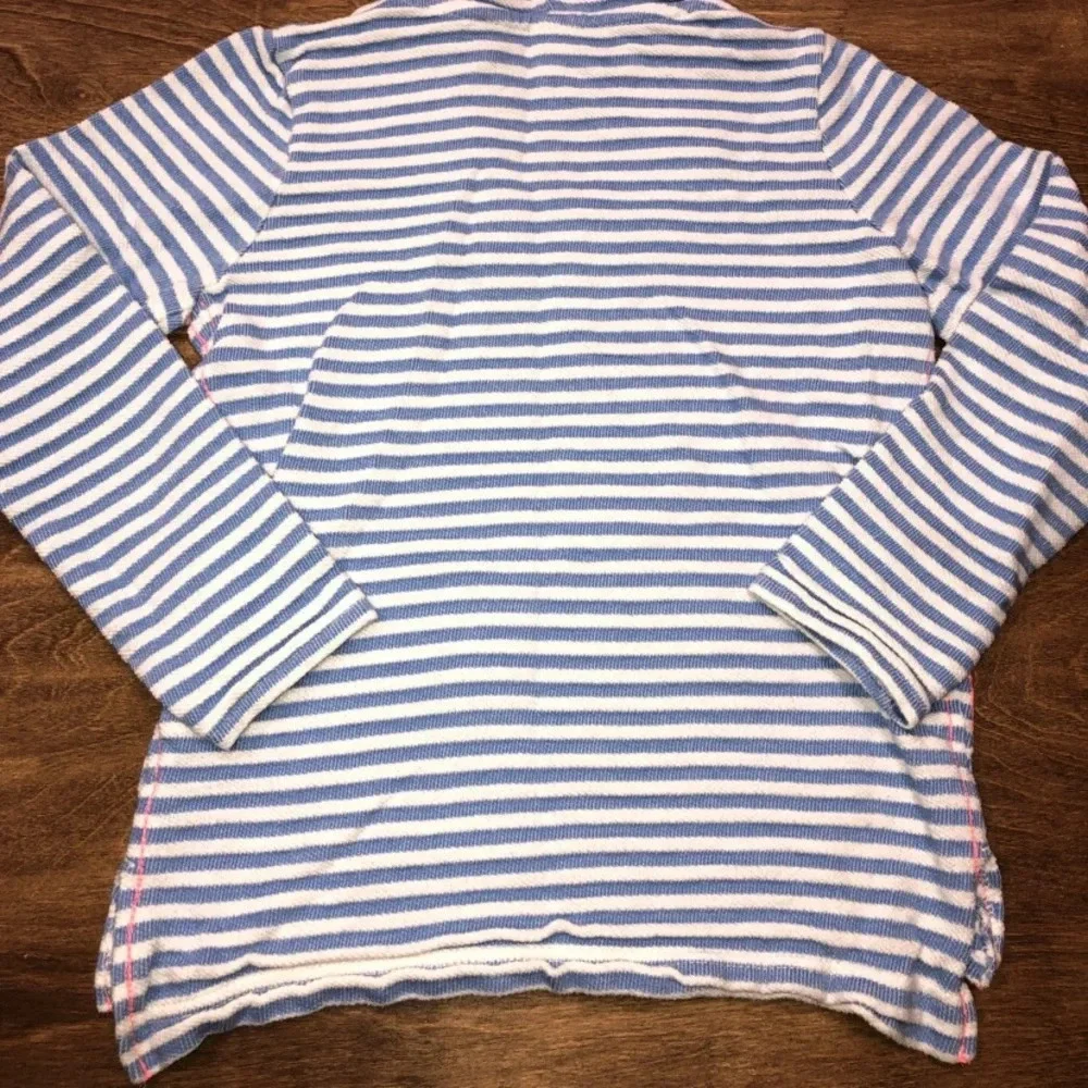Oshkosh Girls Size 7 Cozy Striped Hoodie - Picture 3 of 4